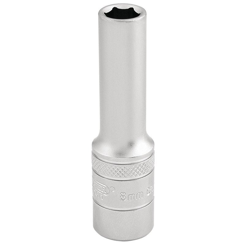 6 Point Metric Deep Socket, 3/8" Sq. Dr., 8mm Main Image