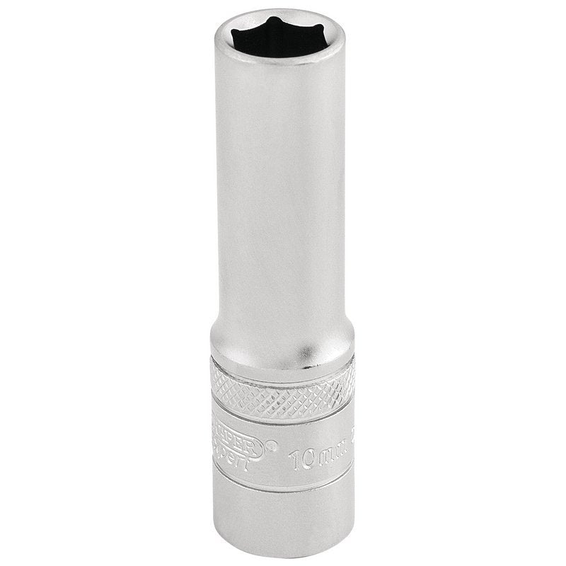 6 Point Metric Deep Socket, 3/8" Sq. Dr., 10mm Main Image