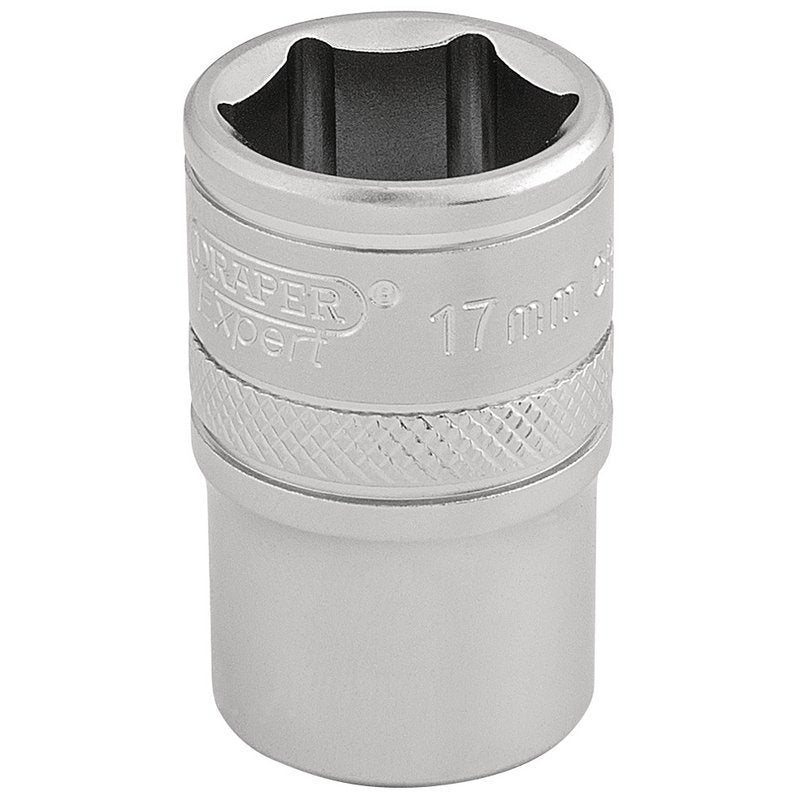 6 Point Metric Socket, 1/2" Sq. Dr., 17mm Main Image
