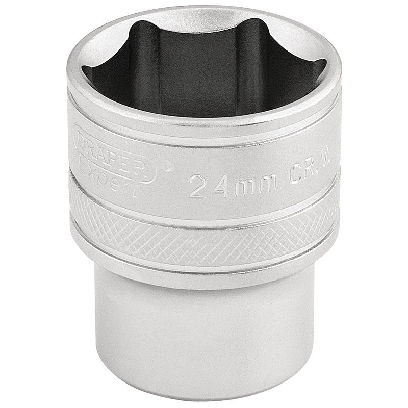 6 Point Metric Socket, 1/2" Sq. Dr., 24mm Main Image