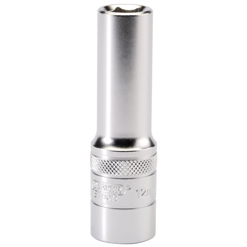6 Point Metric Deep Socket, 1/2" Sq. Dr., 12mm Main Image