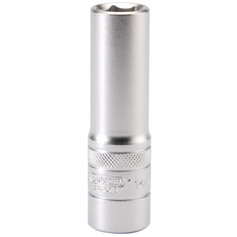 6 Point Metric Deep Socket, 1/2" Sq. Dr., 14mm Main Image