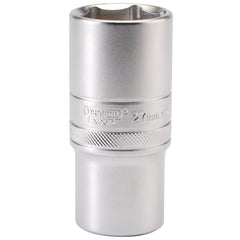 6 Point Metric Deep Socket, 1/2" Sq. Dr., 27mm Main Image