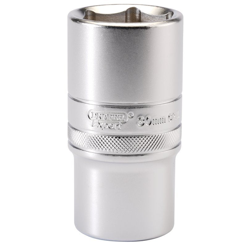 6 Point Metric Deep Socket, 1/2" Sq. Dr., 30mm Main Image