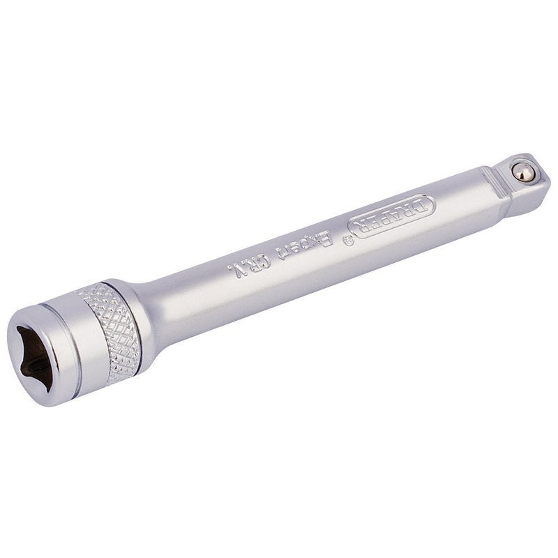 Draper Expert Wobble Extension Bar, 1/4" Sq. Dr., 75mm, Micro Satin Chrome Main Image