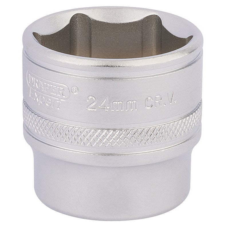 Draper HI-TORQ 6 Point Socket, 3/8" Sq. Dr., 24mm Main Image
