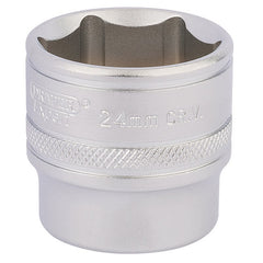 Draper HI-TORQ 6 Point Socket, 3/8" Sq. Dr., 24mm Main Image