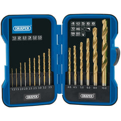 HSS Titanium Nitride Coated Drill Bit Set (15 Piece) Main Image