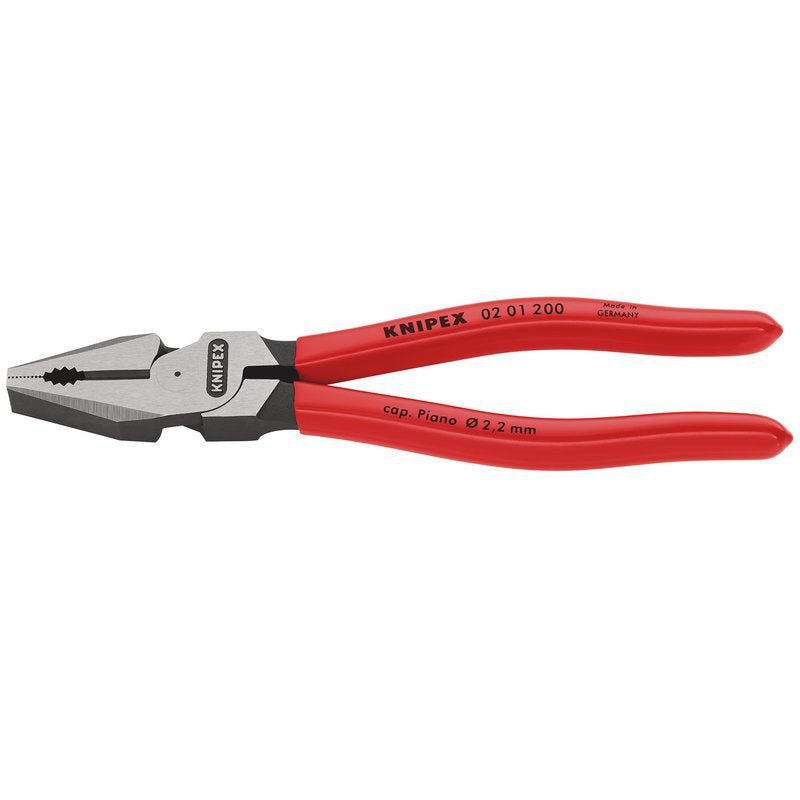KNIPEX 02 01 200 High Leverage Combination Pliers, 200mm Main Image