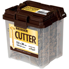 Reisser Cutter 3.5 x 30 Pozi Woodscrew Box of 200