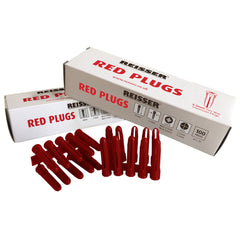 Reisser Red Wall Plugs Box of 100 5.5mm Drill