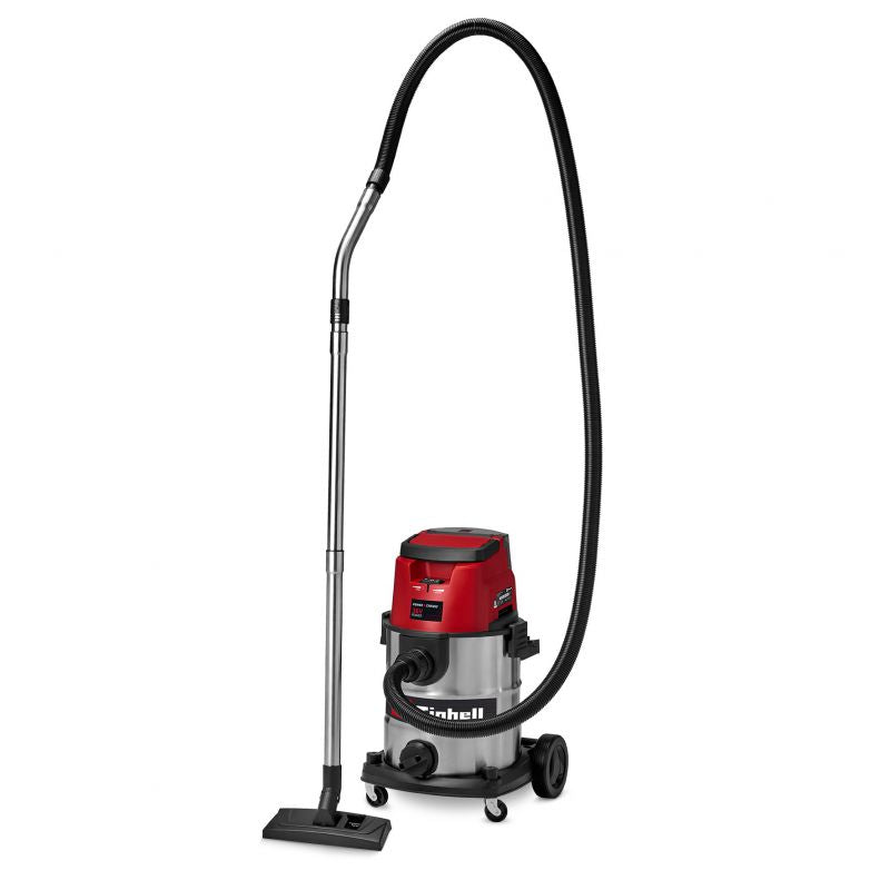 Einhell 36V (2x18) 25 Litre Stainless Steel Wet & Dry Vac Body Only TE-VC 36/25 Main Image