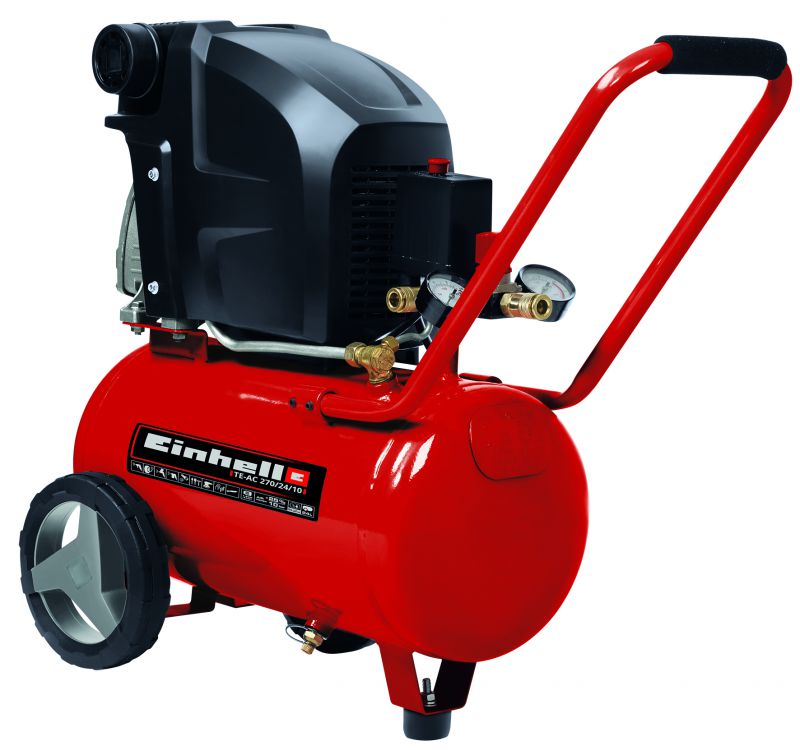Einhell 2.4HP 24 Litre 10 Bar Oil Compressor TE-AC 270/24/10 Main Image