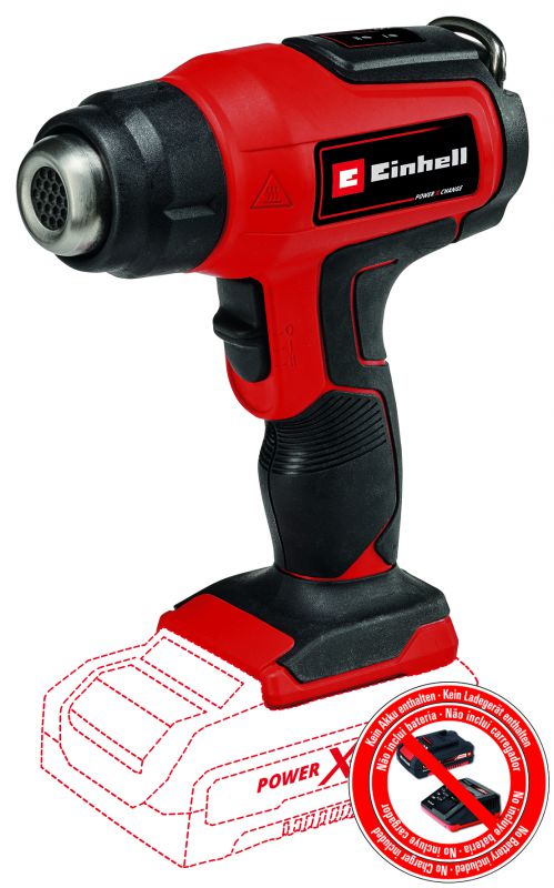 Einhell PXC 18V Heat Gun (2 settings) Body Only TE-HA 18 Main Image