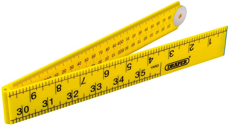 Plastic Folding Rule, 1m Main Image