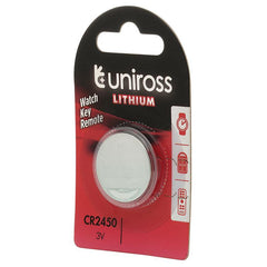Uniross Lithium Coin Cell CR2450 Battery Main Image