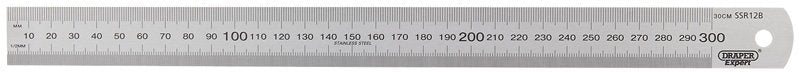 Stainless Steel Rule, 300mm, 12" Main Image
