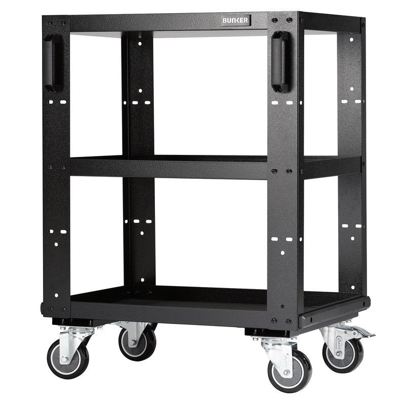 BUNKER Modular 3 Tier Tool Trolley, 646mm Main Image