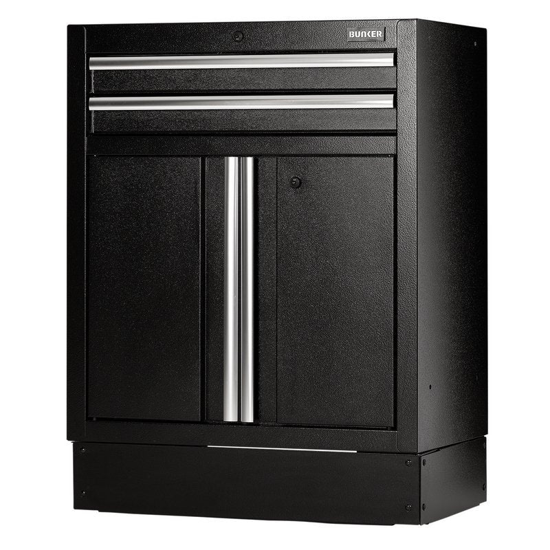 BUNKER Modular Floor Cabinet, 2 Drawer, 2 Door, 680mm Main Image