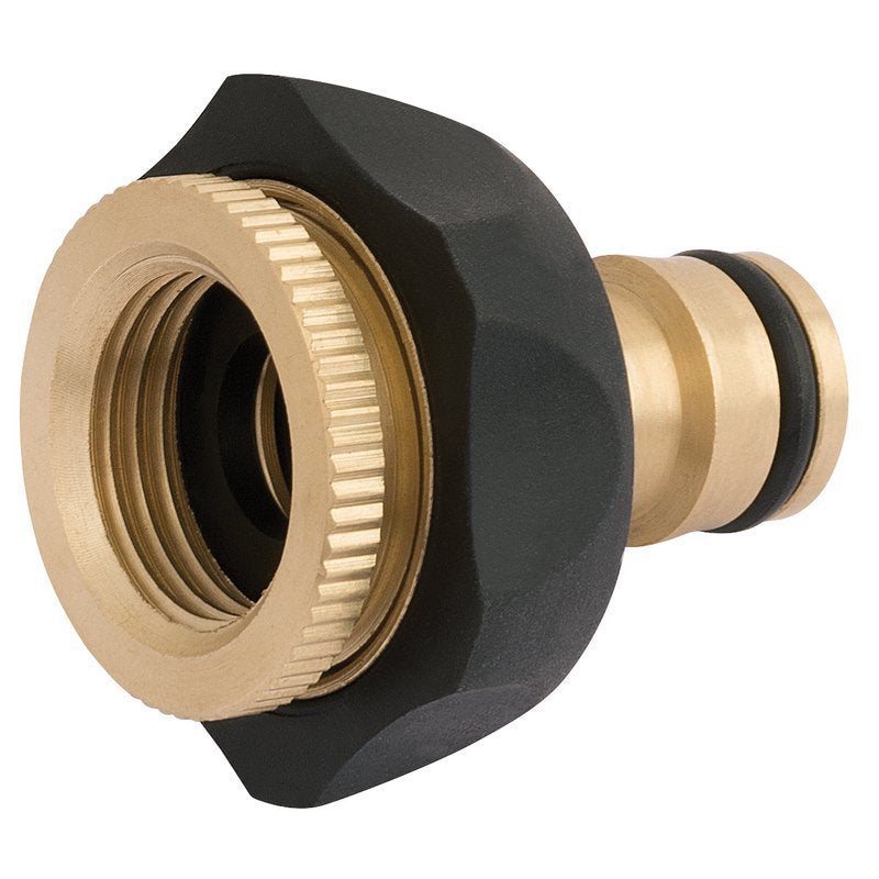 Brass and Rubber Tap Connector, 1/2 - 3/4" Main Image
