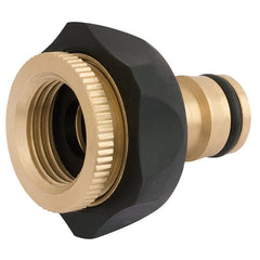 Brass and Rubber Tap Connector, 1/2 - 3/4" Main Image