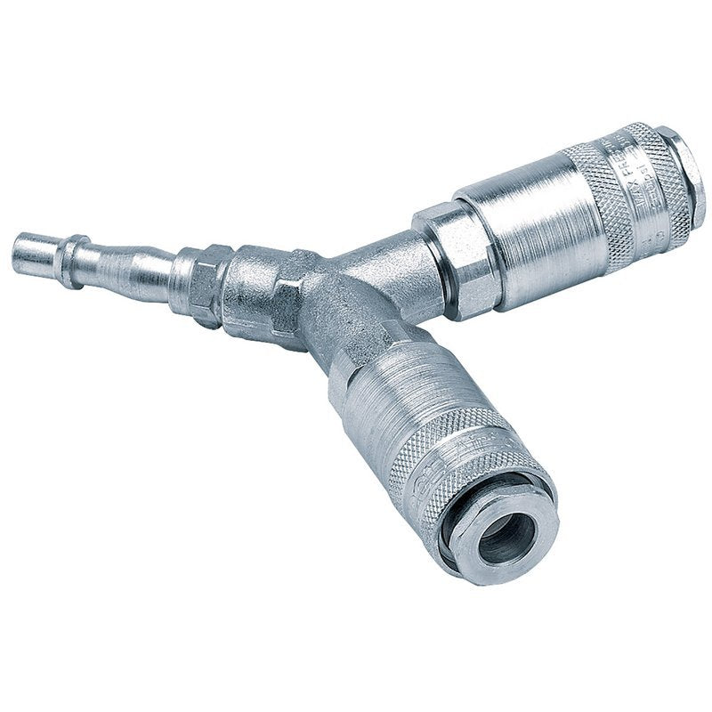 PCL Twin Standard Coupling, 2 x Male Couplings, 1 x Tailpiece (Sold Loose) Main Image