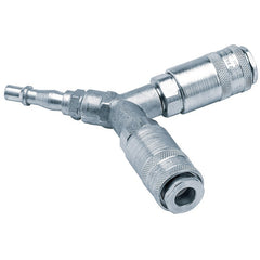 PCL Twin Standard Coupling, 2 x Male Couplings, 1 x Tailpiece (Sold Loose) Main Image