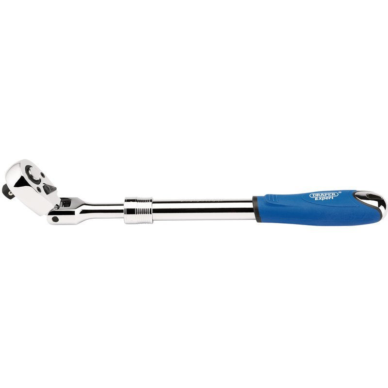 Draper Expert Flexible Head Extending Reversible Ratchet, 1/2" Sq. Dr., 72 Tooth Main Image