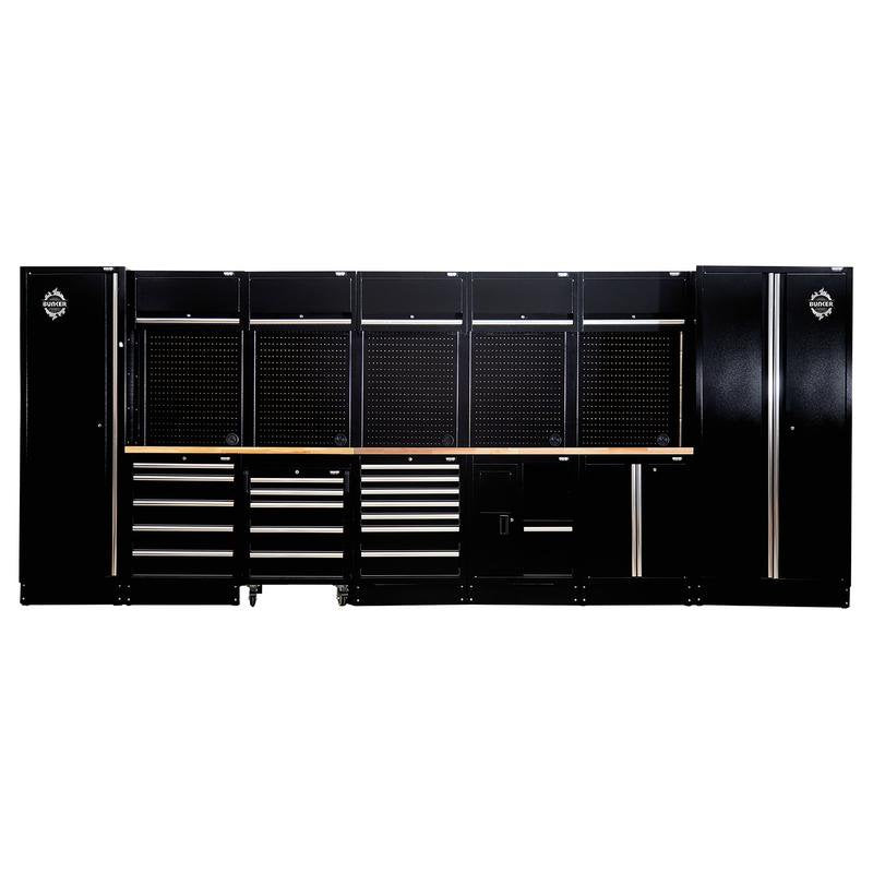BUNKER 25 Piece Modular Storage Combo with Hardwood Worktop, 4915mm Main Image