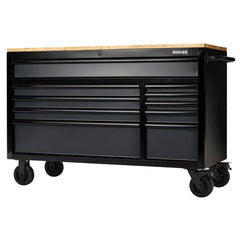 BUNKER 10 Drawer Workbench Roller Tool Cabinet, 56", Grey Main Image