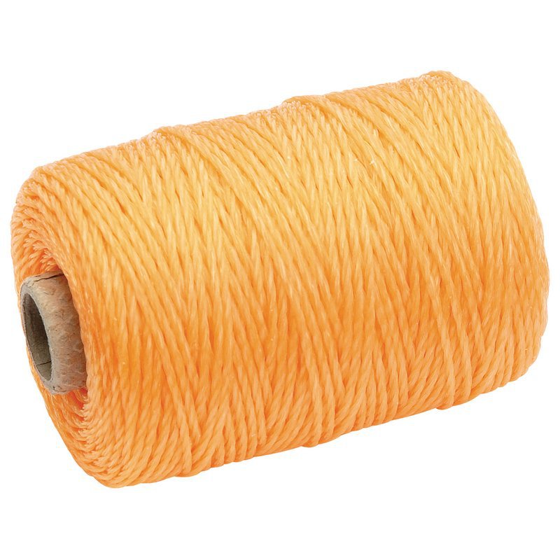 Polypropylene Brick Line, 100m, Orange Main Image