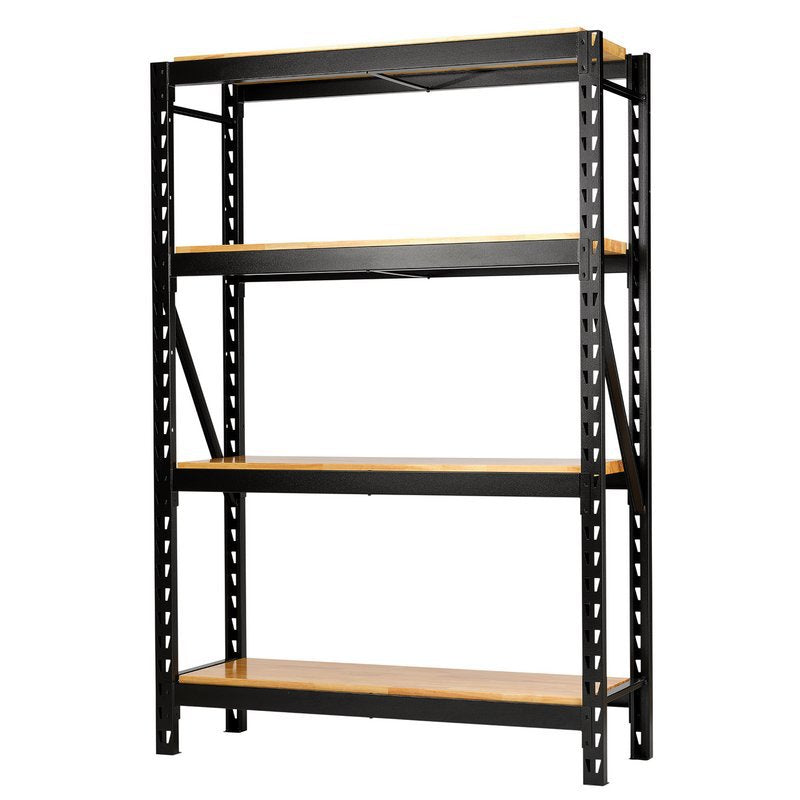 BUNKER 18 Piece Modular 4 Tier Racking with Hardwood Shelving, 1500mm Main Image