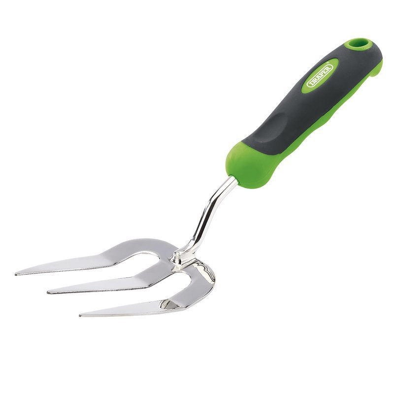 Hand Fork with Stainless Steel Prongs and Soft Grip Handle Main Image