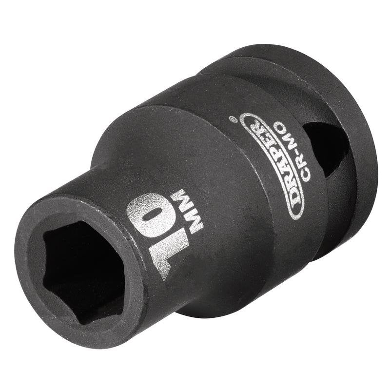 Draper Expert HI-TORQ Impact Socket, 1/2" Sq. Dr., 10mm Main Image