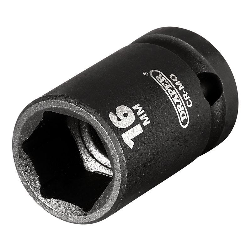 Draper Expert HI-TORQ Impact Socket, 1/2" Sq. Dr., 16mm Main Image