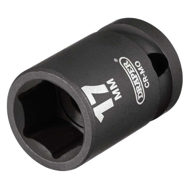 Draper Expert HI-TORQ Impact Socket, 1/2" Sq. Dr., 17mm Main Image