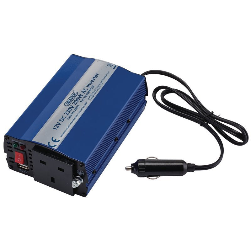 12V DC-AC Inverter, 200W Main Image