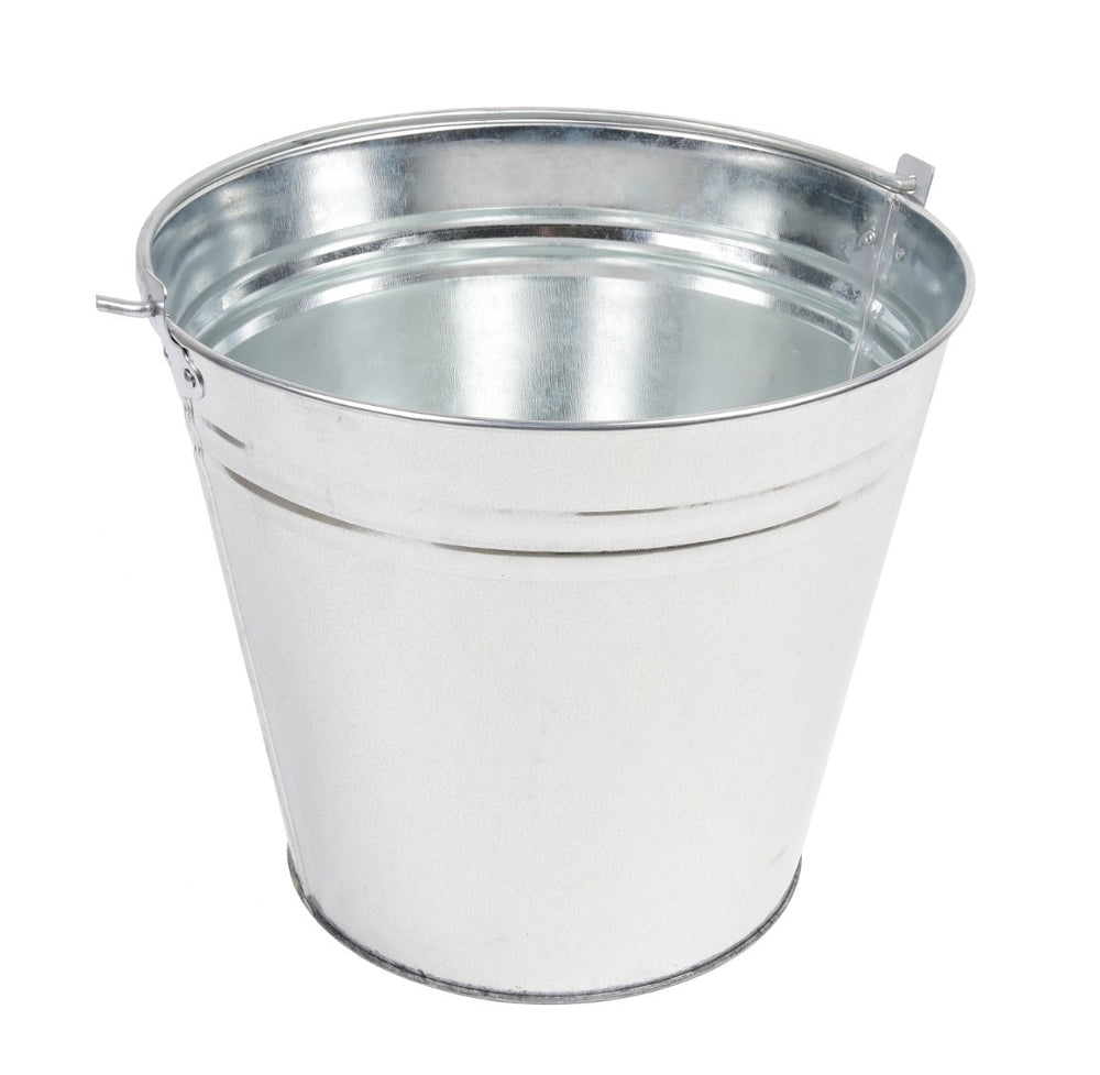 Tactix Galvanised Metal Bucket 15 Litre 33cm x 22.5cm x 8cm Main Image