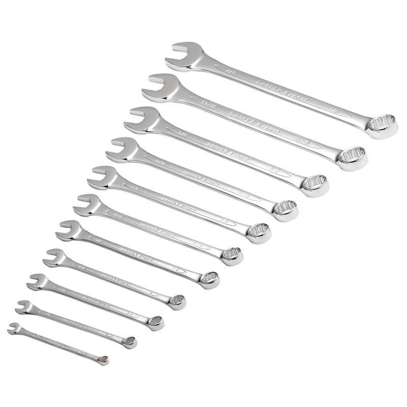 Draper Expert HI-TORQ Imperial Combination Spanner Set (11 Piece) Main Image
