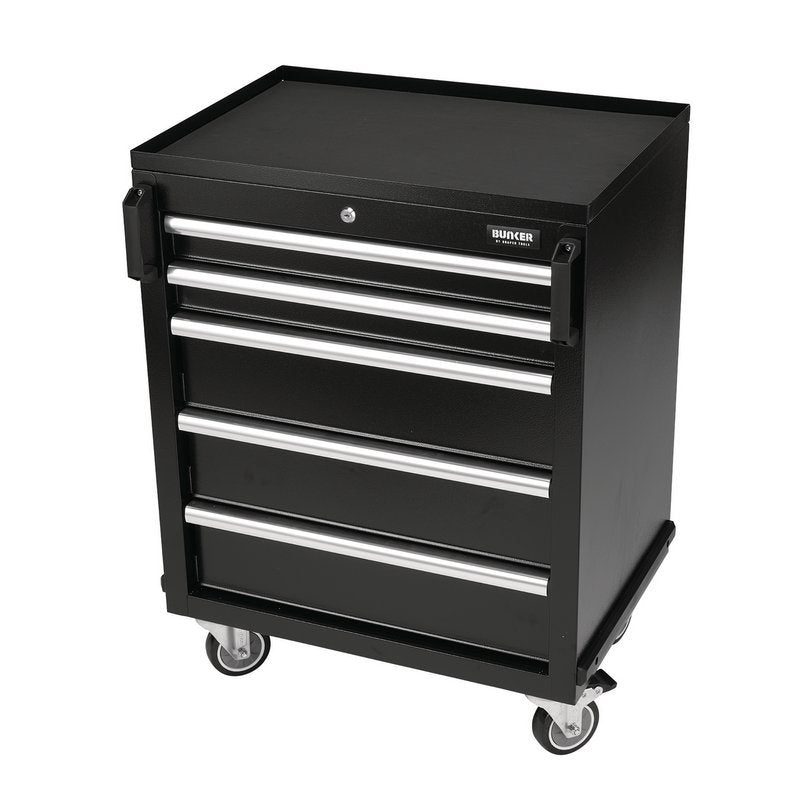 BUNKER Modular Mobile Cabinet, 5 Drawer, 646mm Main Image [src:29792_1.jpg@20260924134033]
