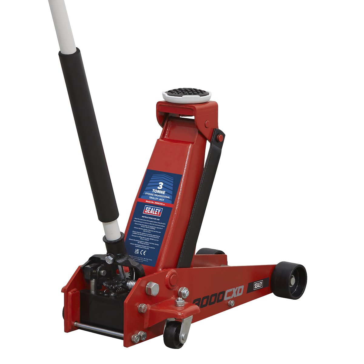 Sealey Trolley Jack Yankee 3ton Standard Chassis Main Image