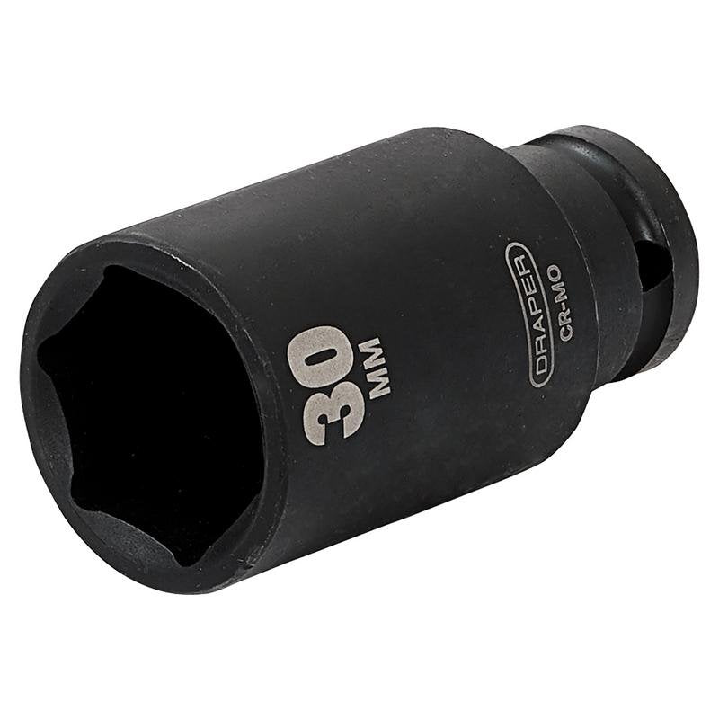 Draper Expert HI-TORQ Deep Impact Socket, 1/2" Sq. Dr., 30mm Main Image