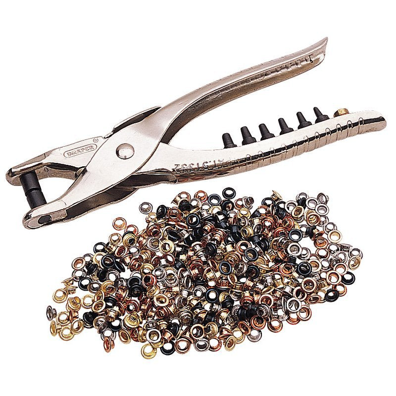 Interchangeable Hole Punch and Eyelet Pliers, 210mm Main Image