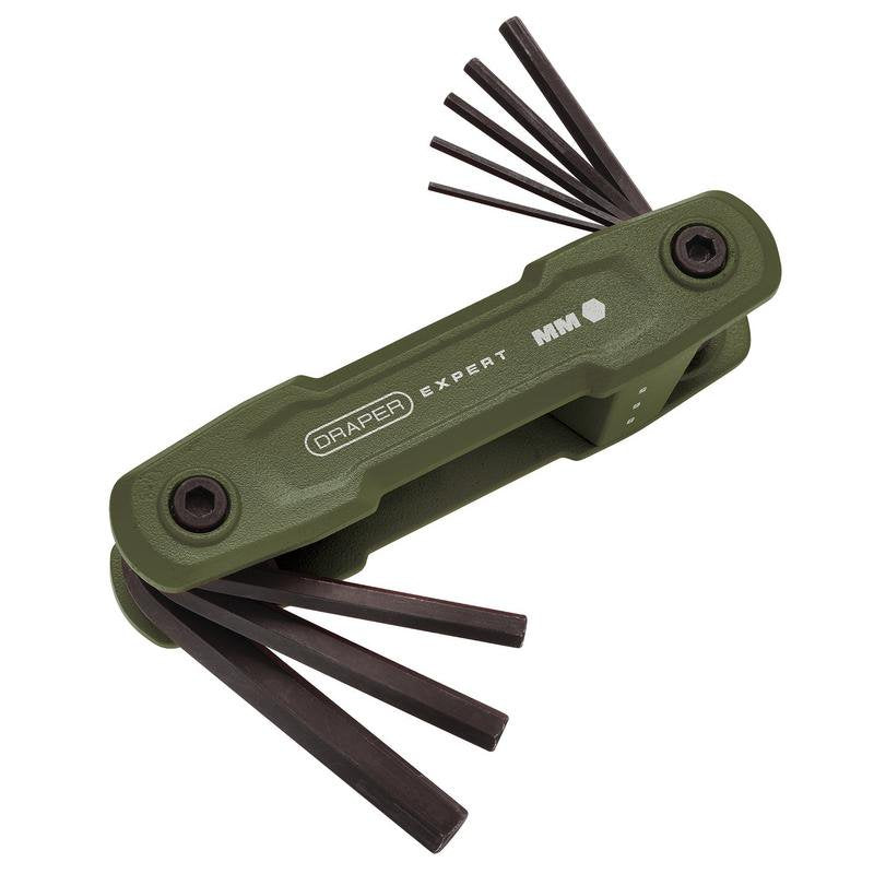 Draper Expert Metric Folding Hex Key Set (8 Piece) Main Image