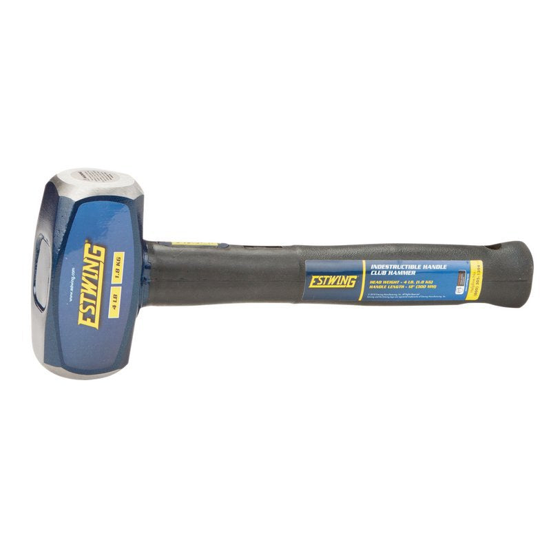 Estwing ECH-412X Indestructible Shaft Club Hammer, 1.8kg/4lb, 300mm Main Image