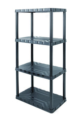 Tactix 4 Teir Plastic Shelving Unit 30kg Per Shelf Main Image