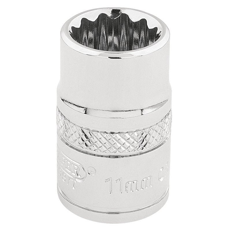 Draper HI-TORQ 12 Point Socket, 3/8" Sq. Dr., 11mm Main Image
