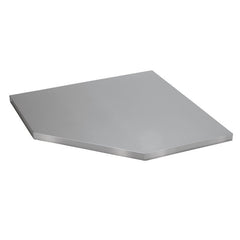 BUNKER Modular Stainless Steel Worktop for Corner Cabinet, 865mm Main Image
