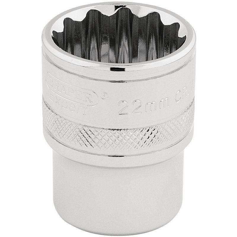 Draper HI-TORQ 12 Point Socket, 1/2" Sq. Dr., 22mm Main Image