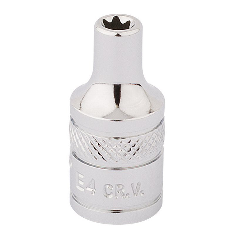 Draper TX-STAR Socket, 1/4" Sq. Dr., E4 Main Image